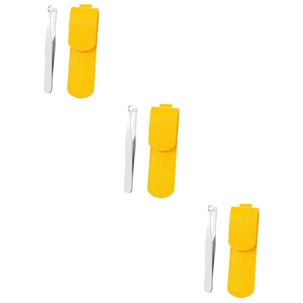 Beaupretty 3sets Stainless Steel Nose Hair Clip Nasal Hair Trimmer for Safe Grooming Design for Comfortable Use Personal Care Tool for Men and Women