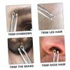 Beaupretty 3sets Stainless Steel Nose Hair Clip Nasal Hair Trimmer for Safe Grooming Design for Comfortable Use Personal Care Tool for Men and Women view 4