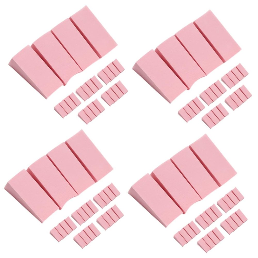 Beaupretty 4pcs Gradient Nail Art Sponges of Soft Gradient Sponges for Manicure Easy Fade Application Nail Art Tool for Professionals and Enthusiasts