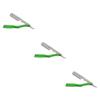 Beavorty 3pcs Manual Shaver Tool Barber Razor Blade Holder Beard for Men Material view 1