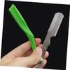 Beavorty 3pcs Manual Shaver Tool Barber Razor Blade Holder Beard for Men Material view 4