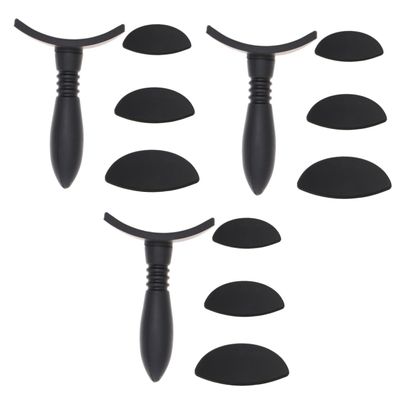 Beaupretty 3sets Silicone Eye Shadow Stamp Tool Eyeshadow Makeup Accessories Lazy Applicator