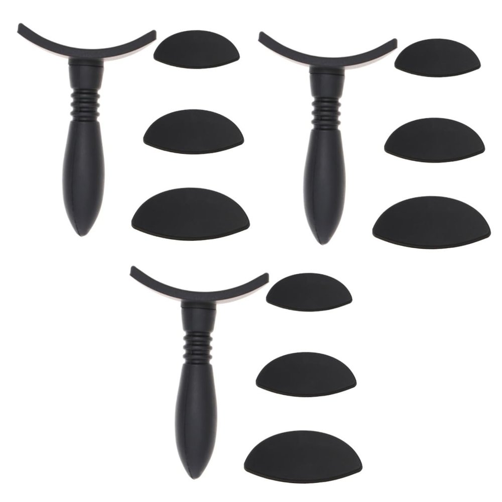 Beaupretty 3sets Silicone Eye Shadow Stamp Tool Eyeshadow Makeup Accessories Lazy Applicator