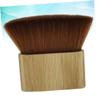 Beavorty 2pcs Large Wooden Base Neck Duster Brush for Hair Salon Cleaning Soft Nylon Hair Removal Brush Convenient and Practical Barber Tool Easy to Clean view 4