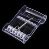 1PC Hair Salon Shear Holder Clear Plastic Salon Scissors Holder Racks Barber Shop Shears Stand Organizer Storage Tray for Hairdressers Available Tool Accessories view 1