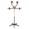 5 Head Infrared Light Heat Red Lamp Salon Hair Steamer Perming Dyeing Adjustable Height Machine with Rolling Wheels view 1