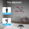 5 Head Infrared Light Heat Red Lamp Salon Hair Steamer Perming Dyeing Adjustable Height Machine with Rolling Wheels view 4