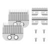 Adjustable Fine Blade Compatible with Oster Fast Feed 076023 and Salon Pro Clippers 076830 Blades Replacement,(Fine Blade-2 Pack) view 1