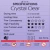 Crystal Clear Eyelash Extension Glue 5ml & Stacy Lash Serum 5ml for Lashes Growth & Thickness/Enhancing Natural Eyelashes/with Biotin / 1Sec Drying Time/Retention 8 Weeks/Transparent Adhesive view 4