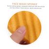 Beaupretty 9pcs Facial Sponges for and Makeup Removal Soft Skin-Friendly Wash Sponges Ginger for Daily Face Care and Travel view 3