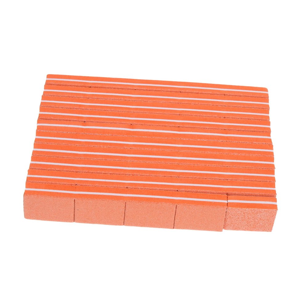 Abaodam 100pcs Mini Sponge Nail Buffer Blocks for Manicure and Pedicure High-Elasticity Nail Files