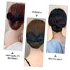Abaodam 6pcs Lazy Hair Bun Maker Headbands for Women Fashion Knotted Hairbands for Messy Buns Chignons and Updos Unique Hair Wrap Tool for Easy Styling Anywhere view 3