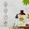 Botanic Hearth Castor Oil | 100% Pure & Natural, Cold Pressed, Organic | 4 fl oz| For Hair, Eyelashes & Eyebrows | Hexane Free, Fast Absorbing | With Dropper & Applicators view 3