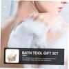 Abaodam 3sets Shower Foot Scrubber Foot Exfoliator Tool Bathing Gloves Spa Kit view 2