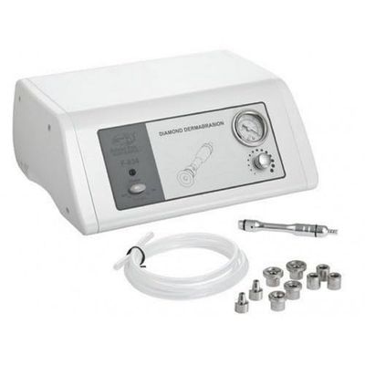 Silver Fox - Professional Diamond Microdermabrasion Machine - Dermabrasion Facial Beauty, Skincare, Salon, and Home Use Equipment Tool Device Kit with Diamond Tips for Men and Women - F834, (Gray)
