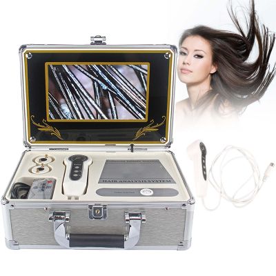 JINGEDD Scalp Hair Follicle Detector,Skin Hair Scalp Detector,9 Inch Hd Screen Scalp Hair Follicle Tester,Hair Follicle Facial Skin Oil Moisture Analyzer,Used in Beauty Salons and Hair Care Salons