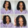 Glueless Wig Water Wave Wigs Human Hair Bob Wig Lace Front Human Hair Wigs Pre Plucked Closure Wig view 4