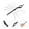 Beavorty 1set Hair Thinning Razor Tool Replacement Blades for Hair Styling Professional Manual Cutting Scissors for Trimming and Texturizing Includes Extra Razor Blades view 3