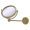 Allied Brass WM-5G/4X-GLT 8 Inch Wall Mounted Make-Up Mirror 4X Magnification, Glokzin Teal view 1