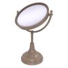 Allied Brass DM-2/4X-SHB 8 Inch Vanity Top Make-Up Mirror 4X Magnification, Shaded Beige view 1