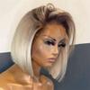 13X4 Light Blonde Lace Front Wigs Ombre 13X6 Hd Lace Frontal Glueless Wig Pre Plucked Short Bob Wig For Women 4x4 Closure Wig 16inches#130 Density view 1