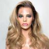 13X6 Brown Ombre Honey Blonde Lace Front Wig Brazilian Remy Body Wave Wig Hd Transparent Lace Wigs 13x4 Frontal Wig 10inches#180% view 1