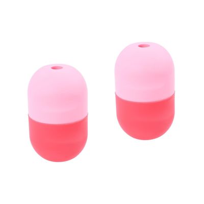FRCOLOR 2pcs Silicone Ice Facial Roller Tool for Puffiness Relief Deep Tissue Massage Reduces Dark Circles and Edema Flexible Manual Design for Relaxation and Eye Care