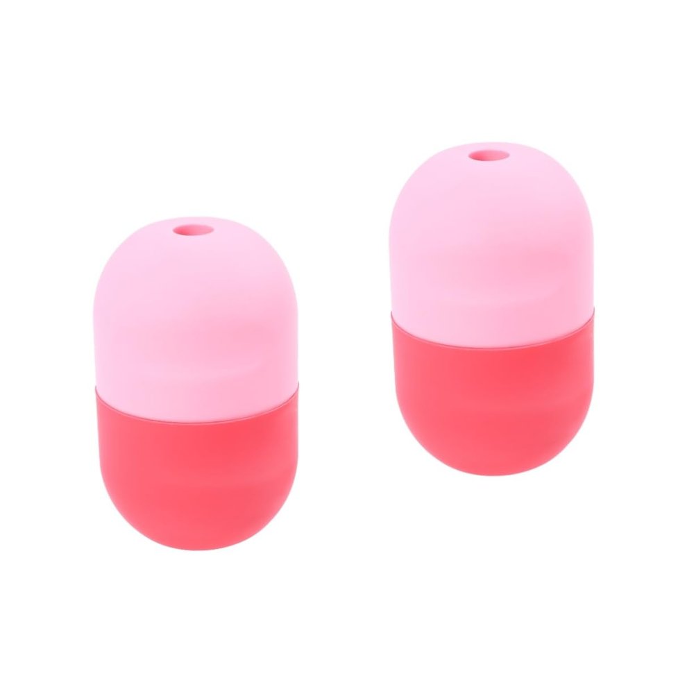 FRCOLOR 2pcs Silicone Ice Facial Roller Tool for Puffiness Relief Deep Tissue Massage Reduces Dark Circles and Edema Flexible Manual Design for Relaxation and Eye Care