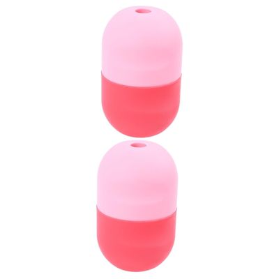 minkissy 2pcs Multi-use Silicone Ice Face Roller for Skincare Gua Facial Tool to Reduce Puffiness and Promote Circulation for Massage and Relaxation