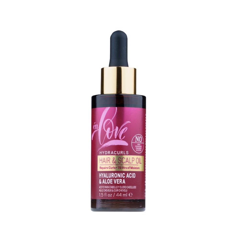 n Love HydraCurls Hair & Scalp Oil With Hyaluronic, Tea Tree & Aloe Vera Soothes Scalp, Repairs Split Ends, Promotes Growth 72-Hour Hydration & Deep Moisture 1.5oz