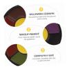 ABOOFAN 2pcs Effect Makeup Pigment Palette for Halloween Cosplay Realistic Paint Oil Colors Light for All Ages view 4