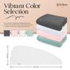 100% Cotton Hair Towel Wrap for Women/Kids | Quick Dry, Soft & Absorbent 420-GSM Hair Wrap Towels with Double Button | Anti Frizz, Non Microfiber Luxury Hair Turbans for Curly, Long Hair (White) view 2