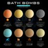 Bath Bombs for Men - Bundle of 26 Scented Organic Handmade Bath Bombs of 2.5 Oz with Natural Essential Oils, Unique Strong Manly Scents, for Boyfriend, Husband, Father or Friend, by ZenseMe view 4