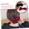 Abaodam 8pcs Bowknot Hair Bun Maker Tool for Effortless Updos Elegant Retro Hair Accessories for Daily Wear Parties Weddings view 4