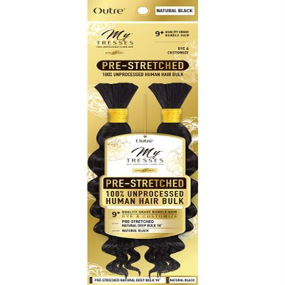 Outre Mytresses Gold Label - Prestretched Natural Deep Bulk 14" (NATURAL BLACK)