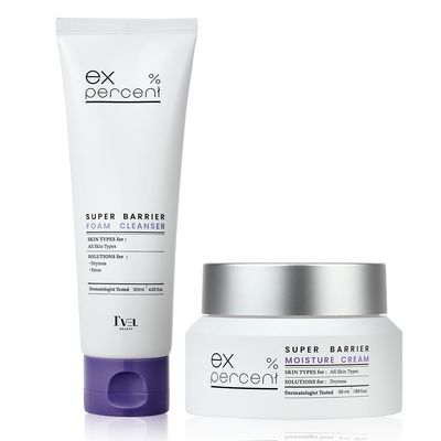 I'VEL Moisture skincare set- Super Barrier Moisture Cream, Foam cleanser