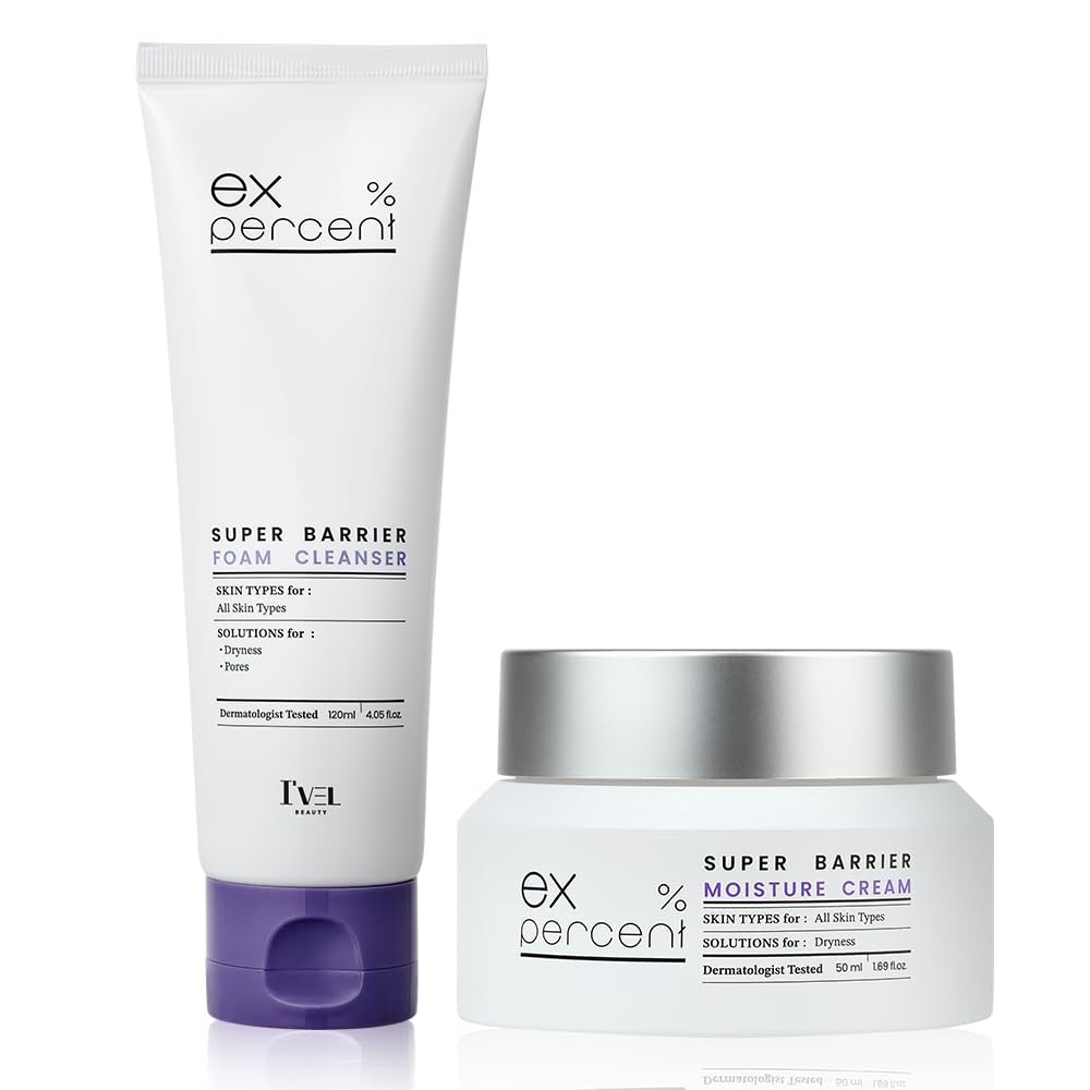 I'VEL Moisture skincare set- Super Barrier Moisture Cream, Foam cleanser