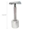 Magyfosia Butterfly Open Double Edge Safety Razor Kit with Stand Holder Diamond Design No Slip Handle Shaving Setting 10pcs Blades Refills Included Smooth Clean Body Shaver for Husband Father view 3