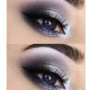 12 Colors Makeup Smoky Eyeshadow Palette Natural Nude Matte Shimmer Glitter Pigment Eye Shadow Pallete Set Black Eye Shadow Halloween Make Up for Women (Color E Smokey) view 4