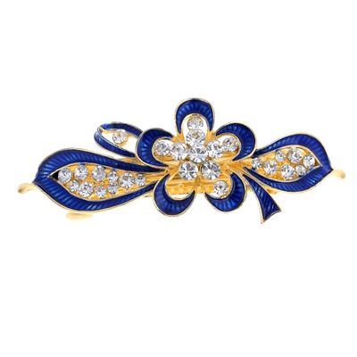 XYWHPGV Royal Flower Metal French Clip Blue 0.06 lb(4034c 452f4 928cc 11af5 8516d 82458