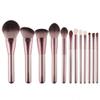 12 Pcs Makeup Brushes Set Eye Shadow Blending Eyeliner Eyelash Eyebrow Brushes for Makeup Beauty Make Up Brush view 1