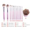 12pcs Makeup Brushes Sets & Kits Synthetic Hair Pink Brush Makeup Tools Brushes view 2