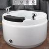 YVYKFZD Acrylic Foot Bath Basin, Massage Foot Spa Bath, Portable Foot Soak Tub, Colorful Lamp Footbath with Adjustable Shower, for Feet Stress Relief view 3