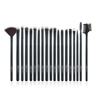 19PCS Professional Makeup Brushes Synthetic Hair Eyeshadow Blending Fan Brush for Make Up