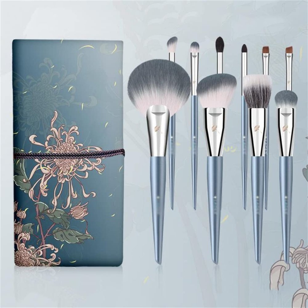 10 Professional Makeup Brush Set Stipple Brushes Full Set Of Beauty Tools