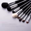 12Pcs Professional Makeup Brushes Set with Leather Bags Nature Hair Make Up Brushes Handle Beauty Cosmetic Brushes view 3