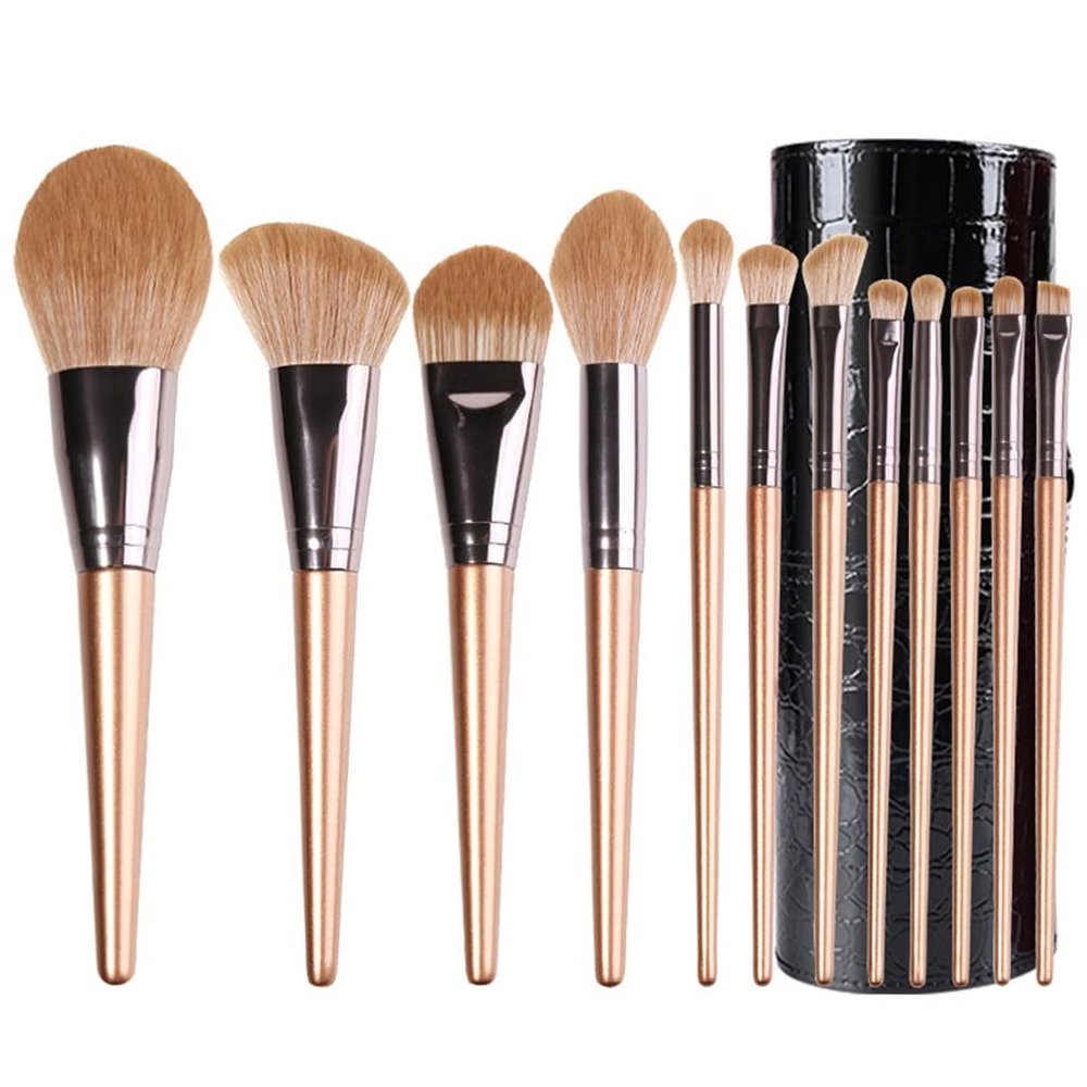 12 Makeup Brush Set Loose Powder Brush Blush Nose Shadow Brush Beauty Tool