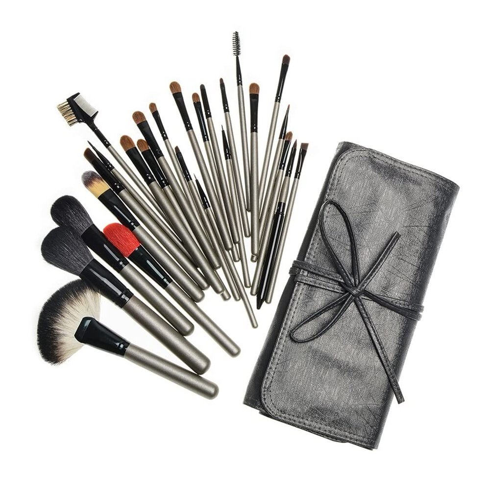 26pcs Makeup Brushes Tool with Holder Case Studio Make Up Brushes Professional