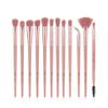 12 Pcs Makeup Brushes Set Eye Shadow Blending Eyeliner Eyelash Eyebrow Fan Highlighter Make Up Brush view 1