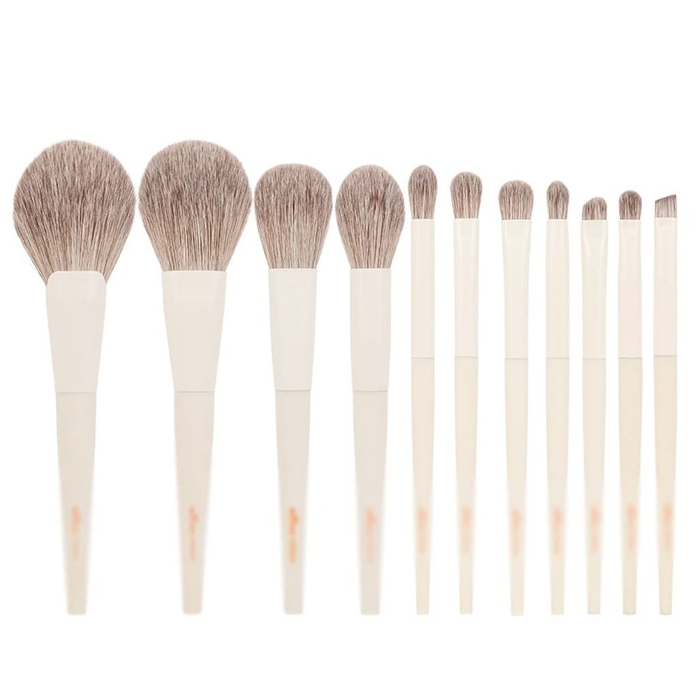 11 Pcs Makeup Brushes Set Complete Synthetic Make Up Brush Kit for Powder Contour Eyeshadow Make Up Brushes